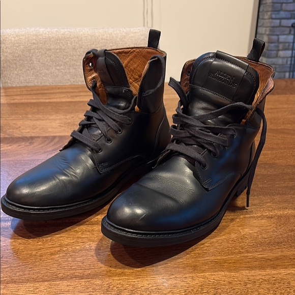 Allen Edmonds Chapman Weatherproof Black Leather Men's Boots Size 10
